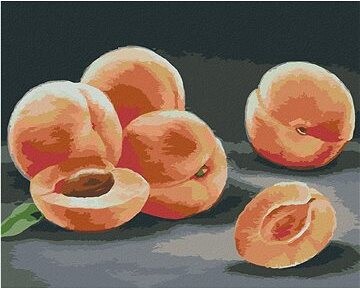 Zuty – Maľovanie Podľa Čísel – Marhule (Myroslava Voloschuk), 80 × 100 cm, Plátno + Rám