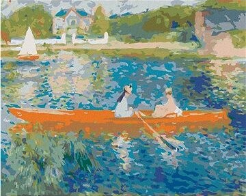 Zuty – Maľovanie Podľa Čísel – Výlet Po Seine (Pierre-Auguste Renoir), 80 × 100 cm, Plátno + Rám