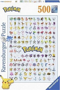 Ravensburger 147816 Prvých 151 Pokémonov 500 dielikov
