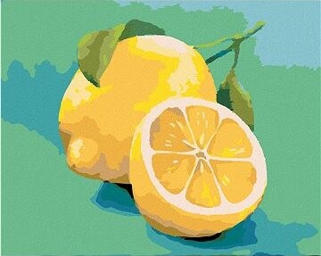 Zuty – Maľovanie podľa čísel – Citrón 3 (Myroslava Voloschuk), 80 × 100 cm, plátno + rám