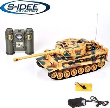Bojujúci tank Tiger 1 2,4 GHz s infra delom, 1 : 28