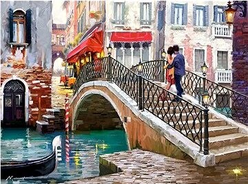 Castorland Puzzle Most v Benátkách 2000 dílků