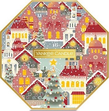 YANKEE CANDLE – Adventný kalendár, veniec, 24× 9,8 g