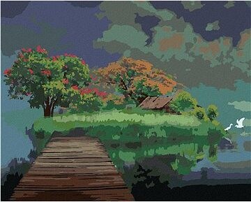 Zuty – Maľovanie Podľa Čísel – Most Do Ríše Snov, 80 × 100 cm, Plátno + Rám