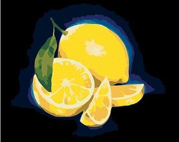 Zuty – Maľovanie podľa čísel – Citrón 4 (Myroslava Voloschuk), 80 × 100 cm, plátno + rám