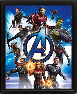 3D obraz Avengers