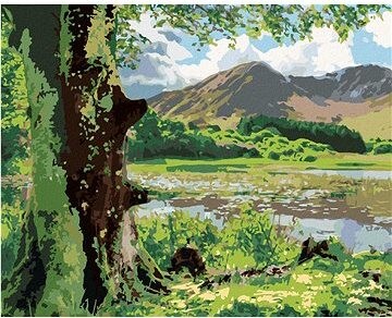 Zuty - Maľovanie podľa čísel - Príroda a hory, Írsko (Ted Davis), 80 × 100 cm, plátno + rám