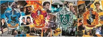 Trefl Panoramatické puzzle Harry Potter: Čtyři bradavické koleje 1000 dílků