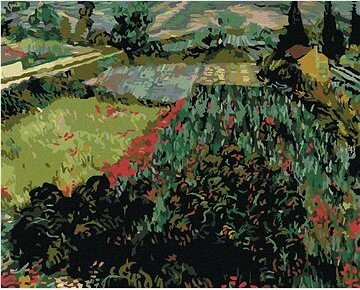 Zuty – Maľovanie Podľa Čísel – Pole S Makmi (Vincent Van Gogh), 80 × 100 cm, Plátno + Rám