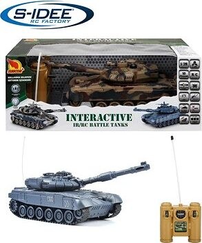 Bojujúci tank T-90 2,4 GHz s infra delom, bojujúci 1:28
