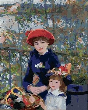 Zuty – Maľovanie Podľa Čísel – Dve Sestry Na Terase (Pierre-Auguste Renoir), 40 × 50 cm, Plátno