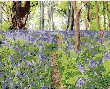 Zuty - Maľovanie podľa čísel - Kvetiny a stromy, Írsko (Ted Davis), 80 x 100 cm, plátno + rám