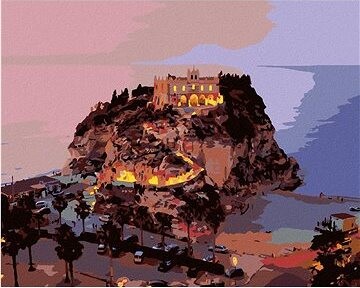 Zuty – Maľovanie Podľa Čísel – Tropea, 80 × 100 cm, Plátno + Rám