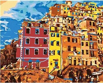 Zuty – Maľovanie Podľa Čísel – Letné Rezorty V Taliansku, 80 × 100 cm, Plátno + Rám