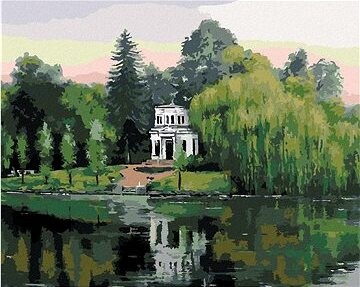 Zuty – Maľovanie Podľa Čísel – Park Sofiyivka Na Ukrajine, 80 × 100 cm, Plátno + Rám