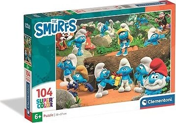CLEMENTONI Puzzle Šmolkovia 104 dielikov