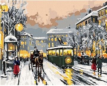 Zuty – Maľovanie Podľa Čísel – Staré Mesto, 80 × 100 cm, Plátno + Rám