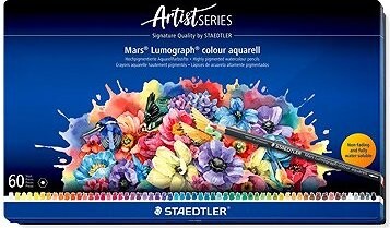 STAEDTLER Mars Lumograph akvarelové 60 farieb