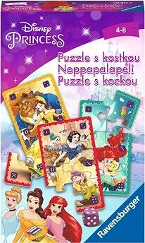 Ravensburger 209132 Disney Princess: Puzzle hra s kockou