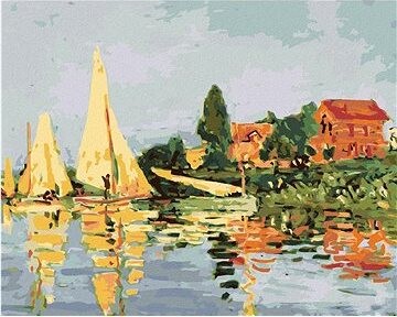 Zuty – Maľovanie Podľa Čísel – Regata V Argenteuil (Claude Monet), 80 × 100 cm, Plátno + Rám