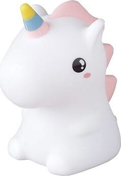 Garsaco Jednorožec Noční světlo nabíjecí, GSC, teplá + RGB, 15 cm