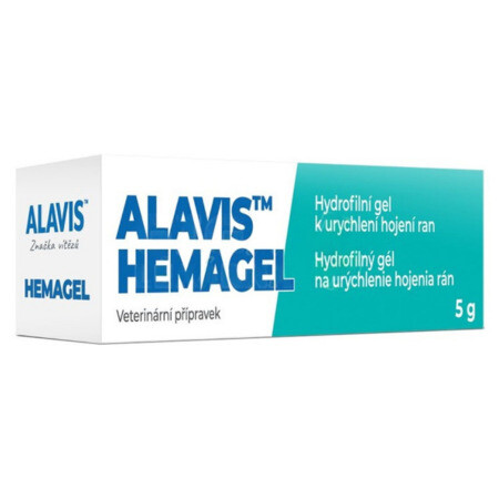 ALAVIS hemagel na hojenie rán pre zvieratá 5 g
