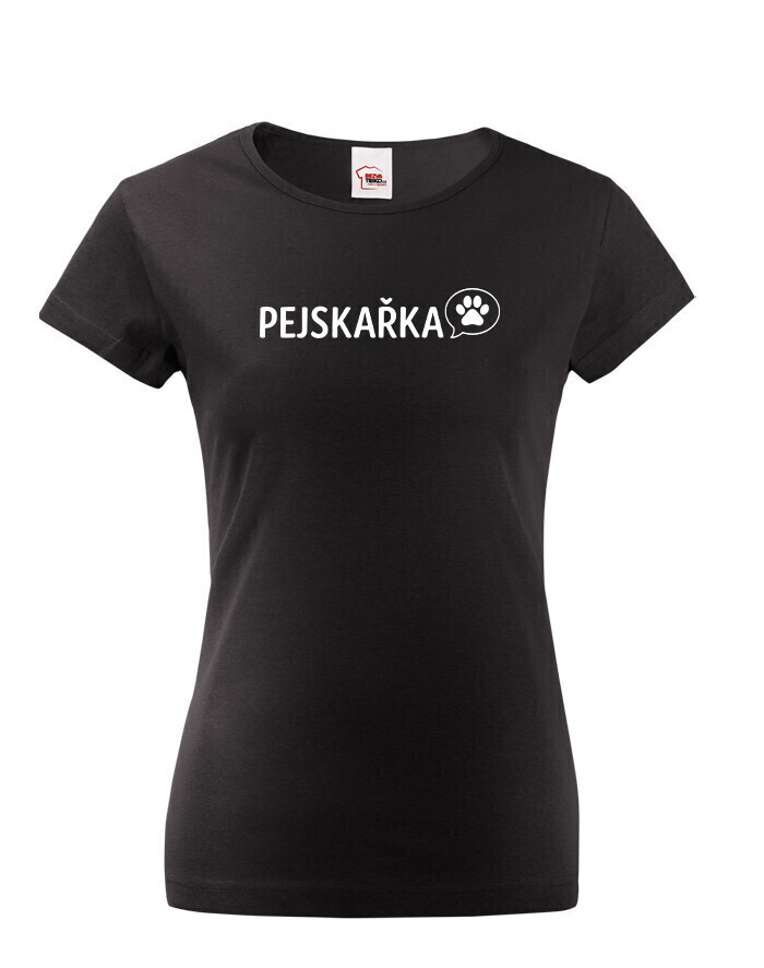 Dámske tričko s potiskem pre psíčkarov