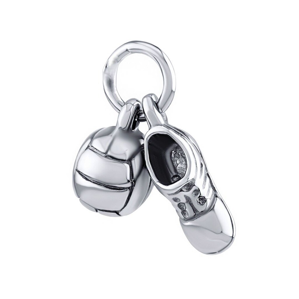 Silvego Strieborný prívesok futbalová kopačka a lopta ZT241039P