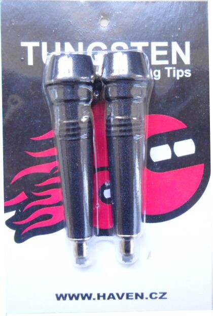 Volfrámový hrot pre trekingovú Haven 2 ks - čierna