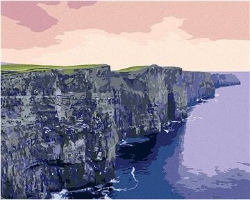 Zuty - Maľovanie podľa čísel - Moherské útesy, Írsko (Ted Davis), 80 × 100 cm, plátno + rám
