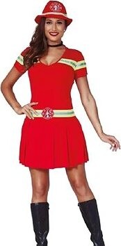 Dámsky Kostým sexi Hasička – Požiarnička – veľ. L (42 – 44)