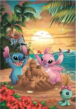 CLEMENTONI Lilo & Stitch: Stitch a Angel 500 dielikov