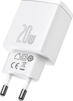 Baseus Compact Quick Charger U+C 20 W EU White