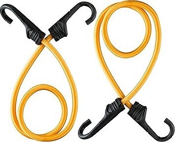 STROXX Gumové upínací popruhy 60 cm oranžové, set 2 ks