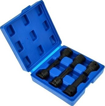 GEKO Sada rázových kovaných hlavíc TORX 6 ks