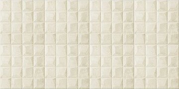 HCS deco 3D samolepicí stěnové panely, béžové kostky, samet / velvet