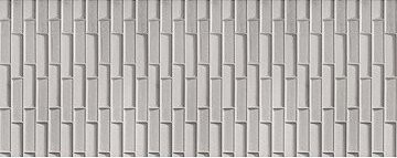 HCS deco 3D samolepicí stěnové panely, šedá cihla, samet / velvet