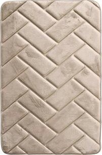 Protišmyková kúpeľňová predložka 3D 7288 beige 40 × 50 cm