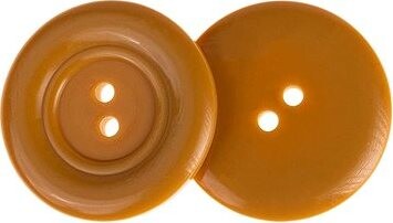 Knoflíky Žirovnice Knoflík 3,5 cm okrový, 366288C, sada 3 ks