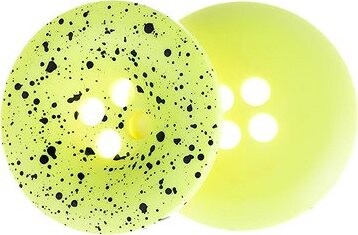 Knoflíky Žirovnice Knoflík 3,5 cm fosforový stříkaný, 366288G, sada 3 ks