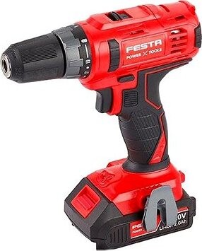 FESTA vŕtačka AKU SHARE20V 2× batéria 2,0 Ah, nabíjačka, kufor