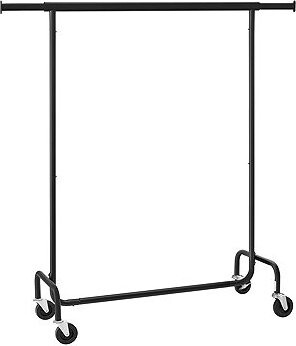 Songmics Fabio Pojízdný stojan na oblečení černý
