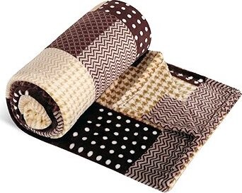 BELLATEX Kemping Plus 7700/015 150 × 200 cm, hnědá kostka