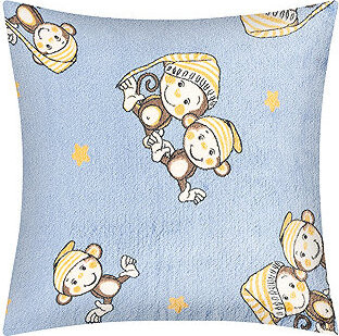 BELLATEX Ellík polštářek 35 × 40 7023/111, opička modrá