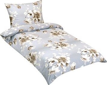 BELLATEX Povlečení bavlna 90 / 330 růže kávová 140 × 200, 70 × 90