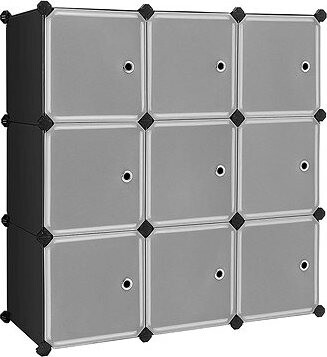 Songmics Sada botníkových boxů Edo černá