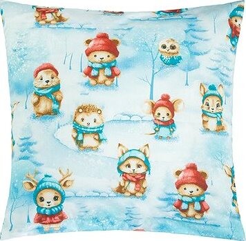 BELLATEX VÁNOCE 40 × 40 cm 55/CH47 zvířátka v zimě