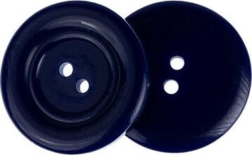 Knoflíky Žirovnice Knoflík 3,5 cm tmavě modrý, 366288H, sada 3 ks