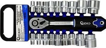 GEKO Hlavice nástrčné + račňa 1/2