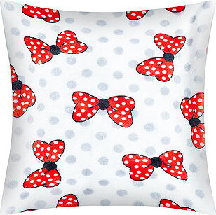 BELLATEX Ellík polštářek 35 × 40 7023/155, červené mašle